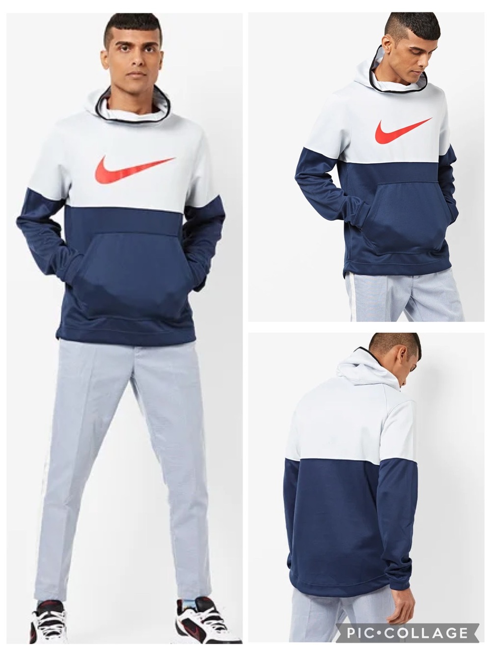 Nike Dri-Fit Long Sleeve Hooded Basketball Sweatshirt Hoodie Men’s Size Large